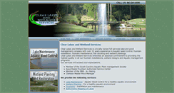 Desktop Screenshot of clearlakesandwetlandservices.com